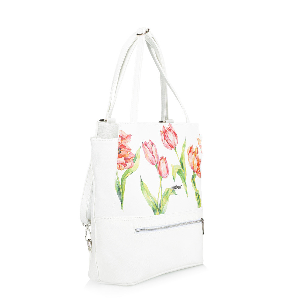 detail Dámská kabelka RIEKER C2606-110-TUL1 bílá S6