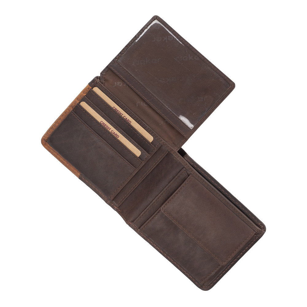 detail Pánská peněženka RIEKER 1003 hnědá S6