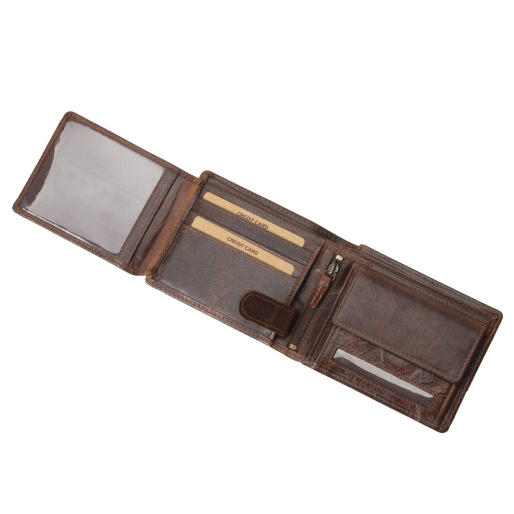 detail Pánská peněženka RIEKER 1007 hnědá W5