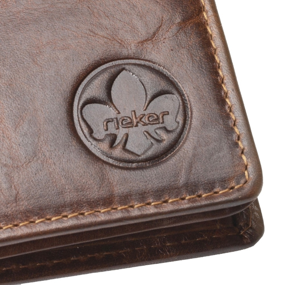 detail Pánská peněženka RIEKER 1007 hnědá W5