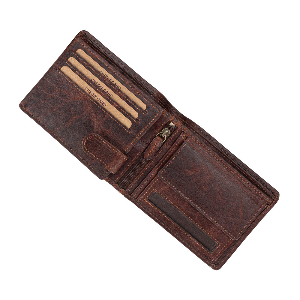 detail Pánská peněženka RIEKER 1008 hnědá W5