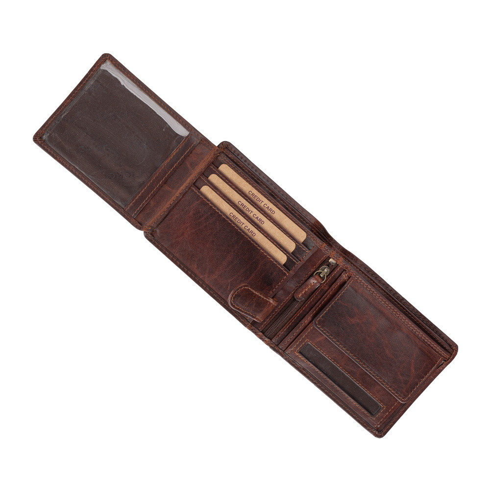 detail Pánská peněženka RIEKER 1008 hnědá W5