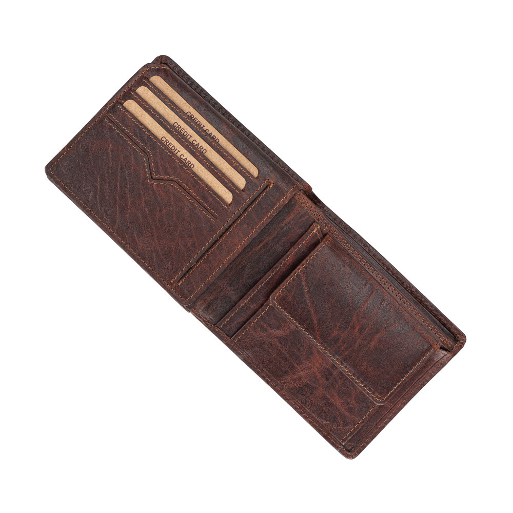 detail Pánská peněženka RIEKER 1009 hnědá W5