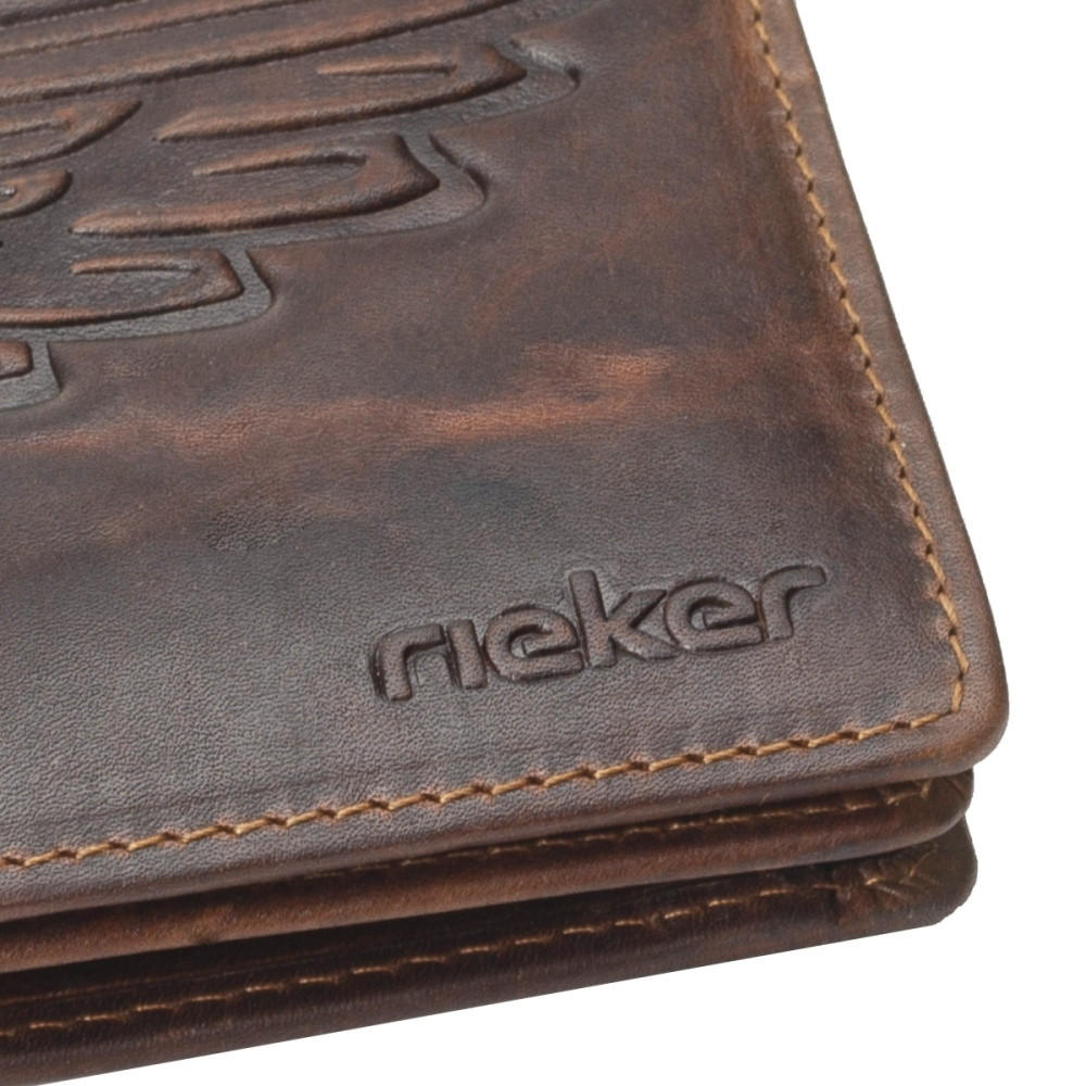 detail Pánská peněženka RIEKER 1010 hnědá W3