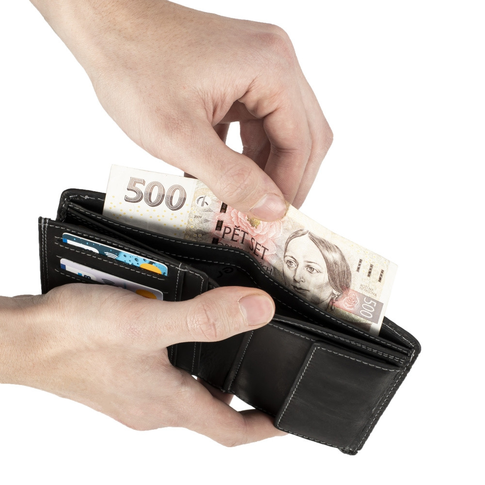 detail Pánská peněženka RIEKER RIE-20200077-W2 černá