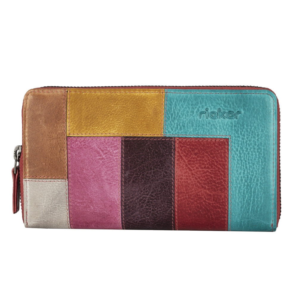 detail Dámská peněženka RIEKER W108 červená/multi W2