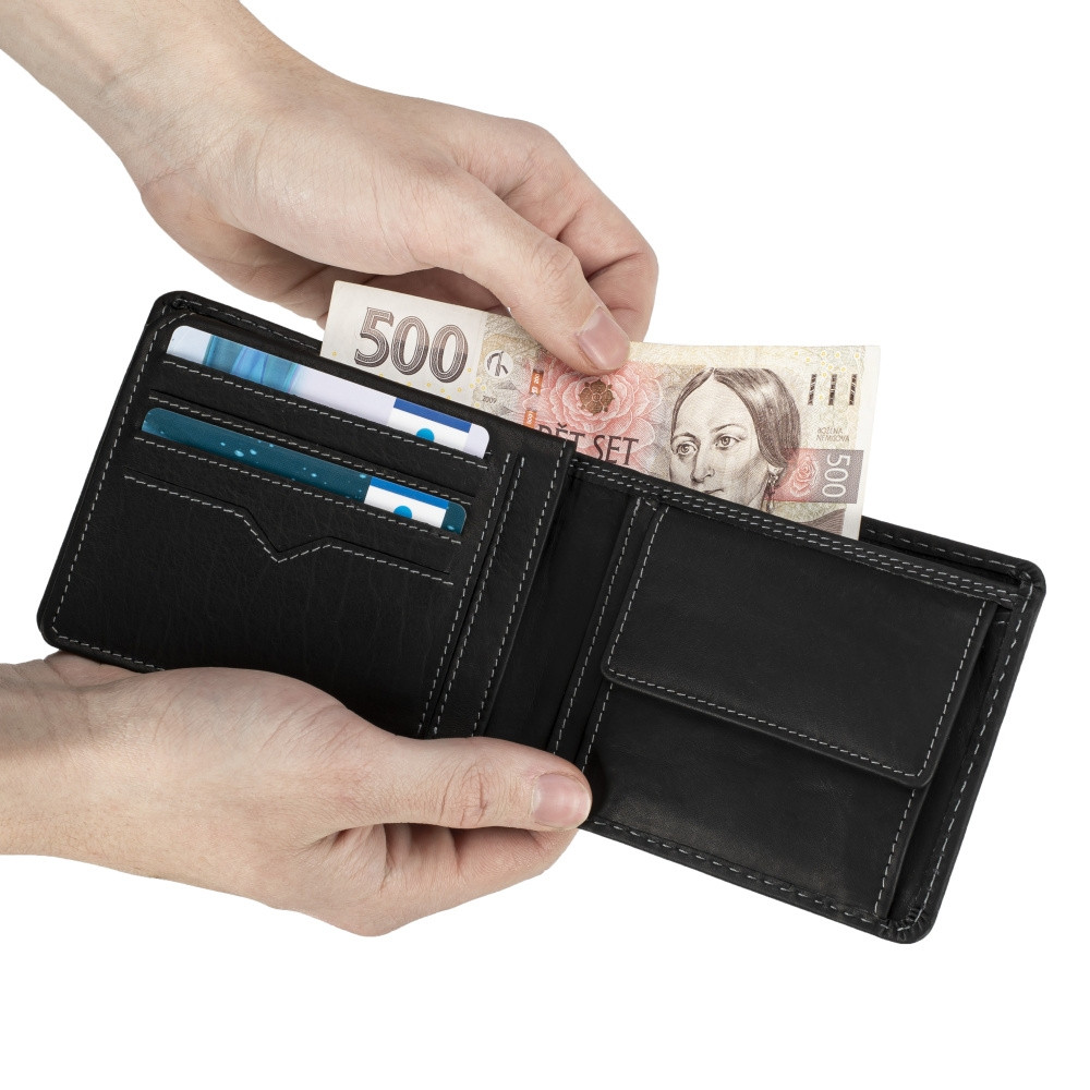 detail Pánská peněženka RIEKER RIE-20200079-W2 černá