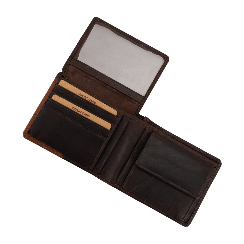 detail Pánská peněženka RIEKER RIE-20200080-W2 hnědá