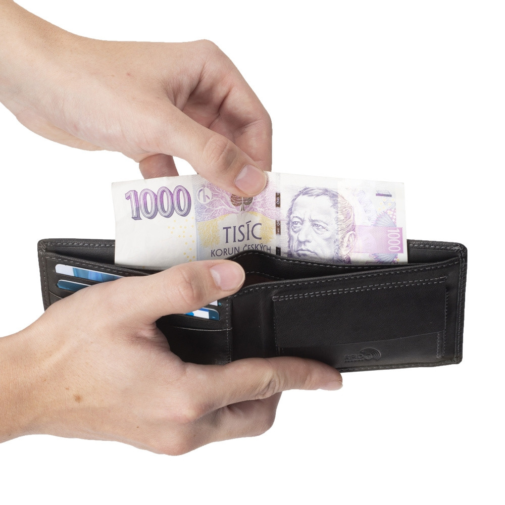 detail Pánska peňaženka RIEKER 1040 čierna W1