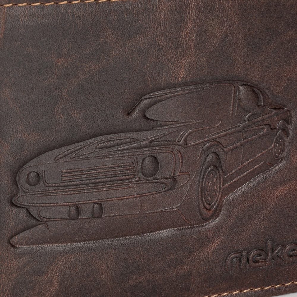 detail Pánska peňaženka RIEKER 1046 hnedá W3