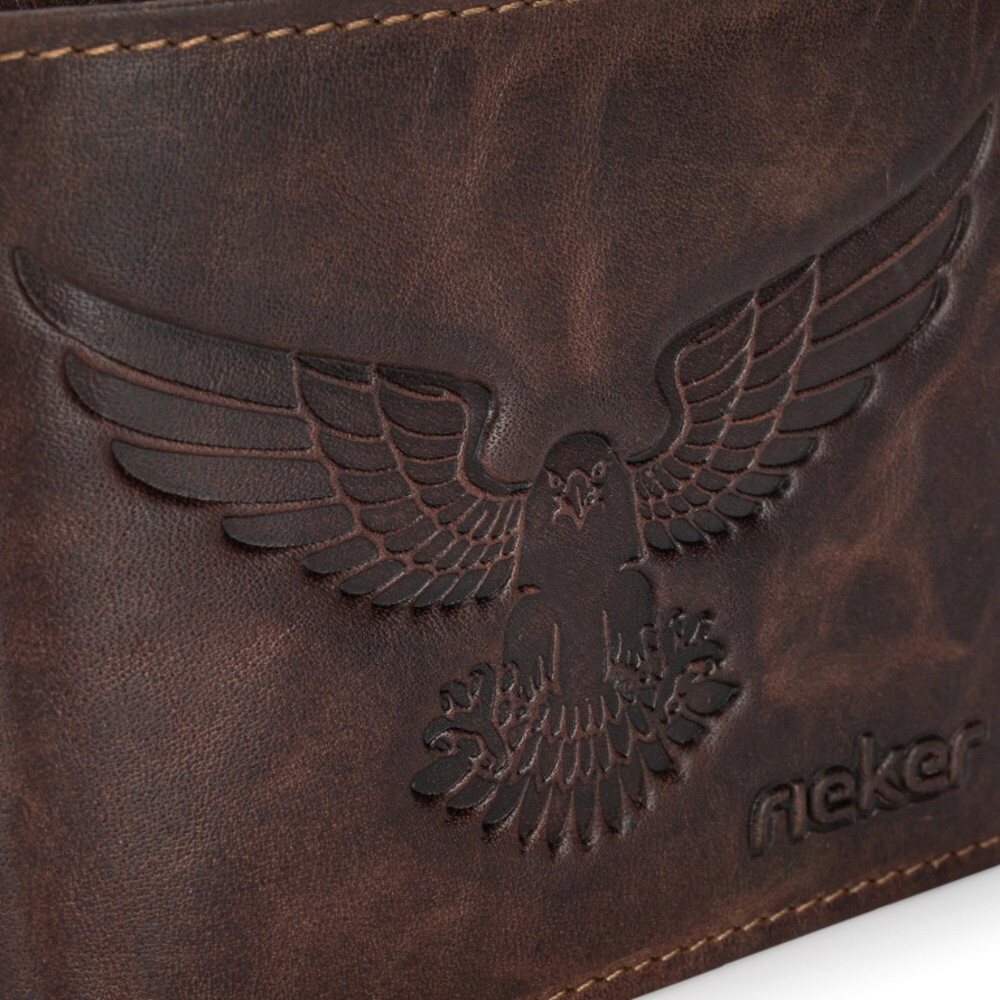 detail Pánská peněženka RIEKER 1051 hnědá W3