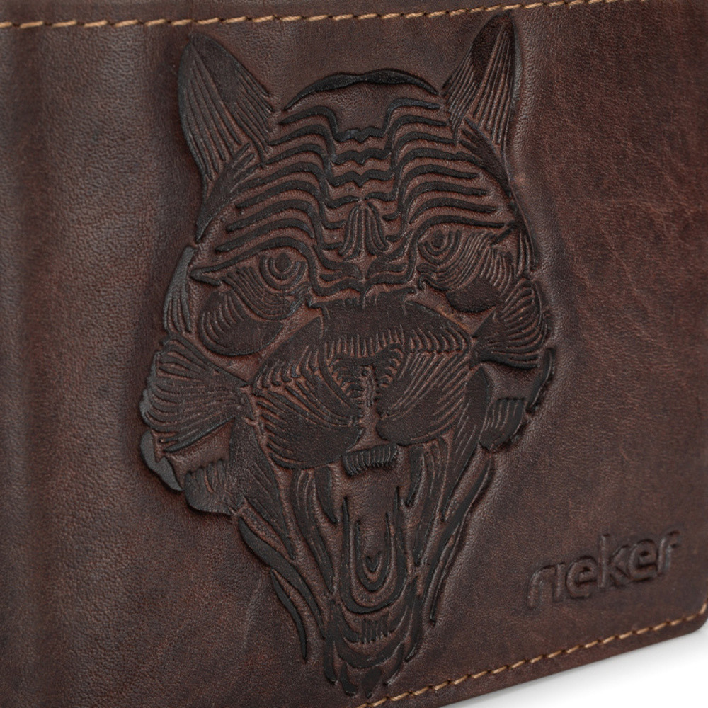 detail Pánská peněženka RIEKER 1055 hnědá W3