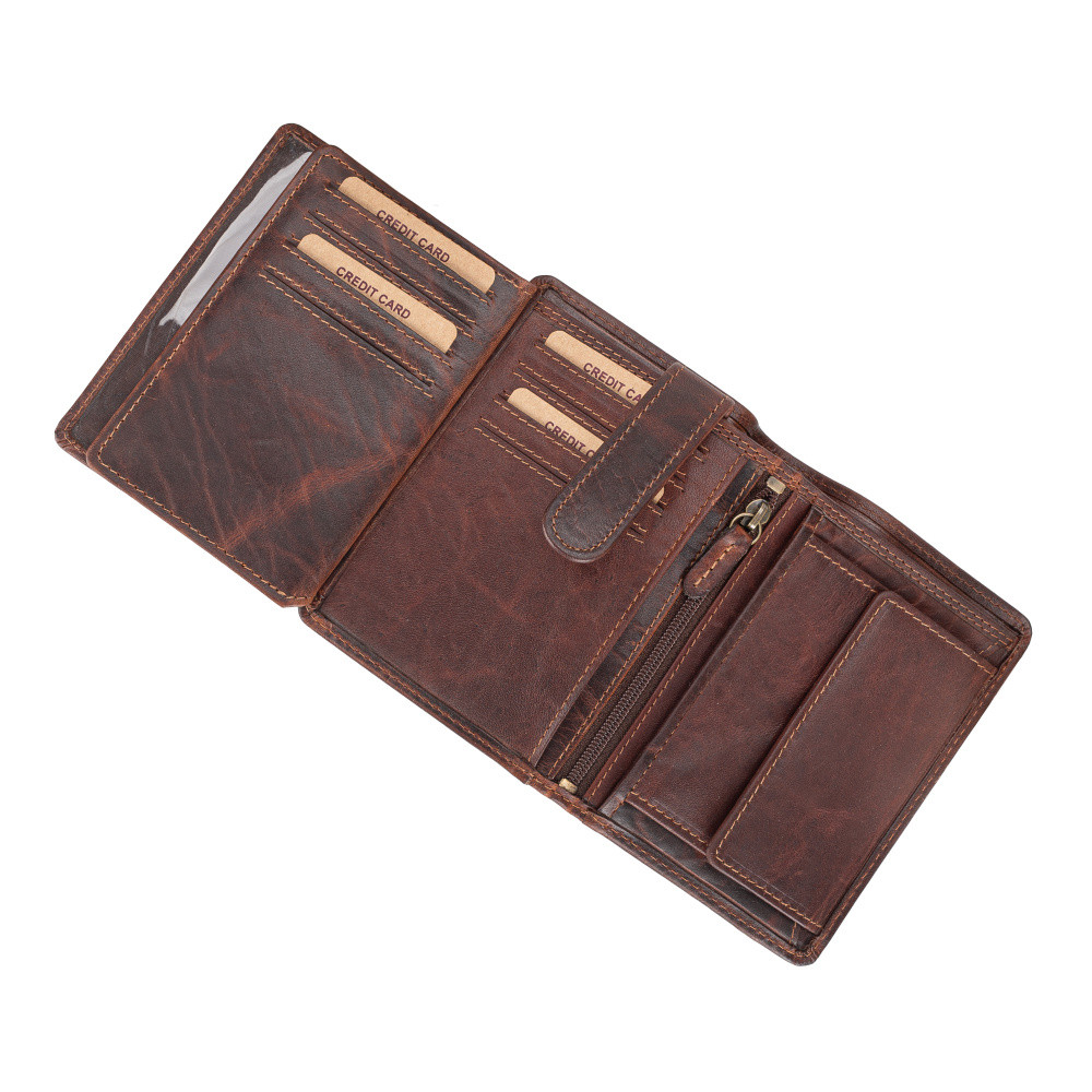 detail Pánská peněženka RIEKER 1056 hnědá W5