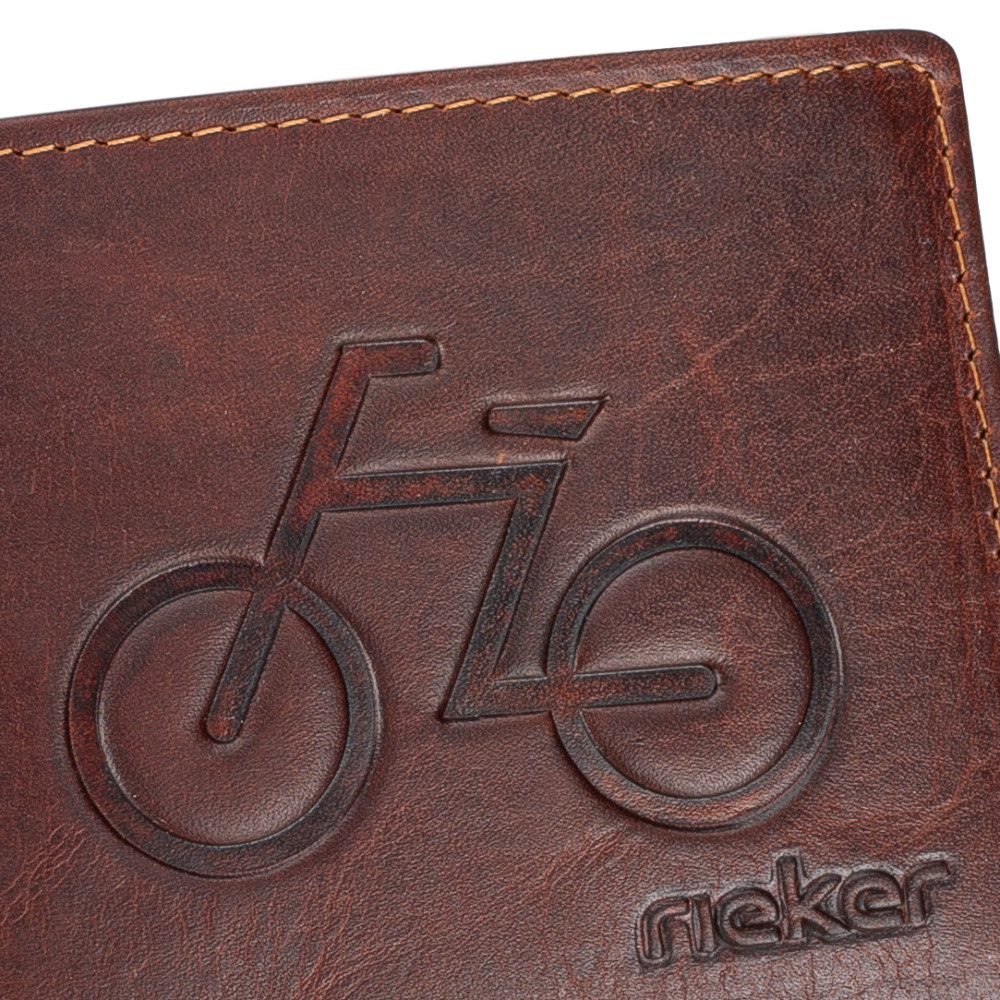 detail Pánská peněženka RIEKER 1057 hnědá W5
