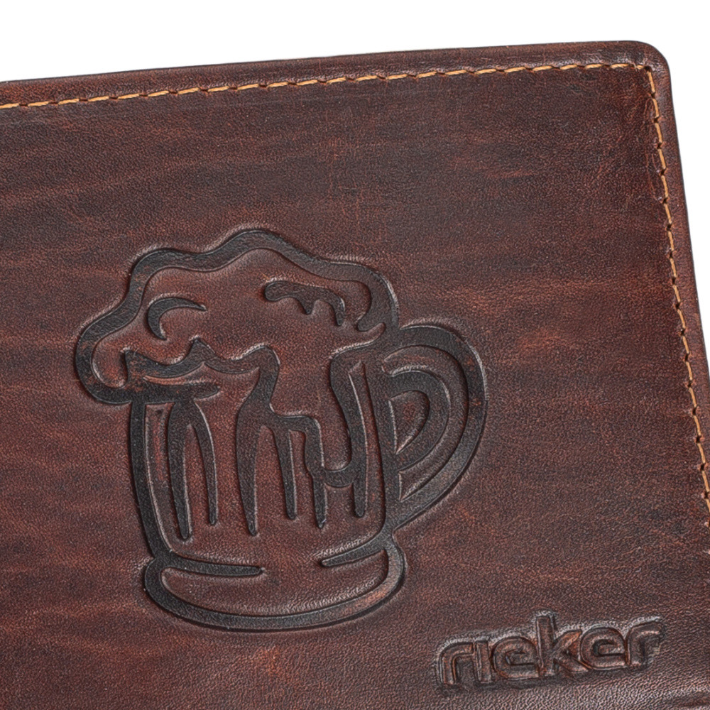 detail Pánská peněženka RIEKER 1058 hnědá W5