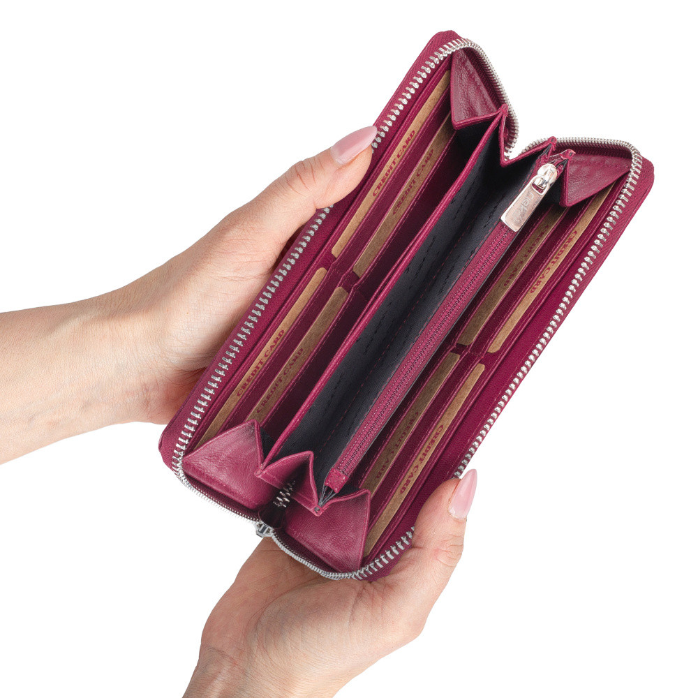 detail Dámska peňaženka RIEKER W195 červená W5