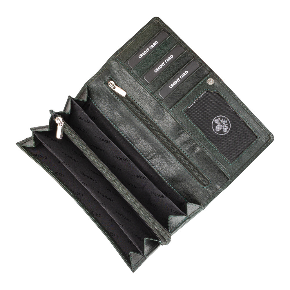 detail Dámská peněženka RIEKER W185 zelená S6