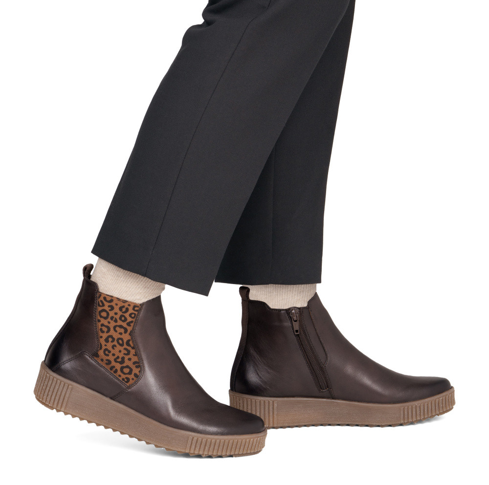 detail Dámská kotníková obuv REMONTE R7994-27 hnědá W6