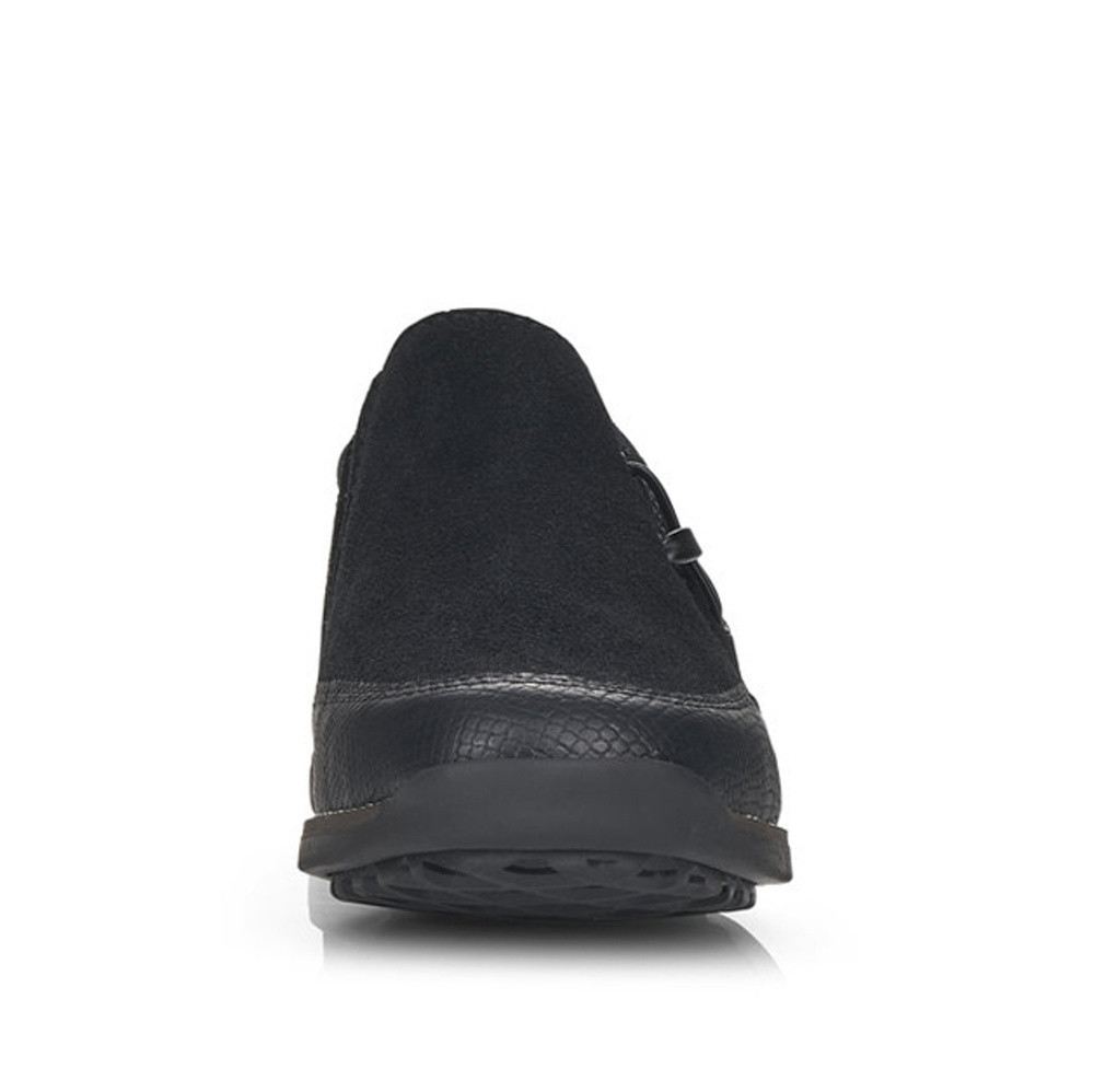 detail Dámské mokasíny RIEKER RIE-10101488-W1 černá