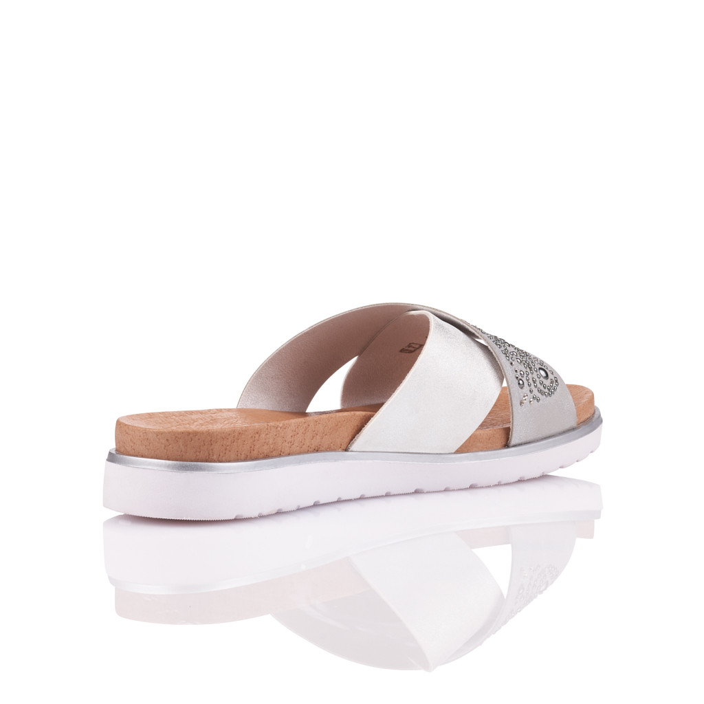 detail Dámské nadměrné nazouváky REMONTE D4050-90 SILBER/PLATIN F/S 9