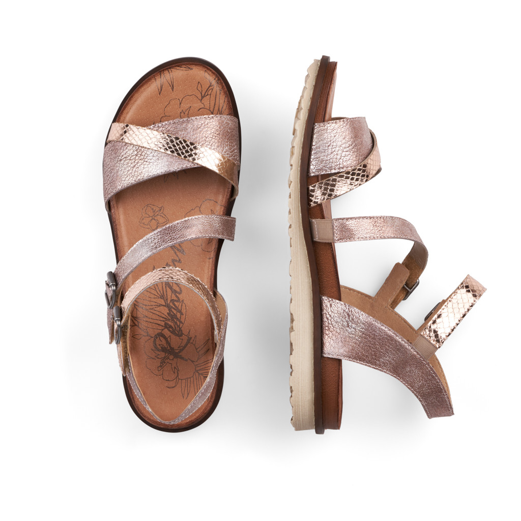 detail Dámské nadměrné sandály REMONTE R2750-31 ROSA F/S 9