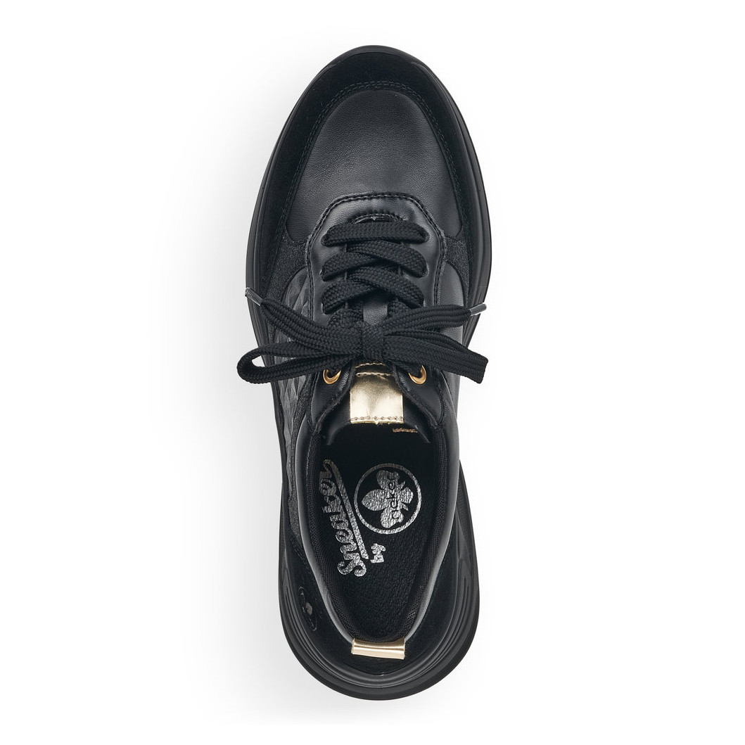 detail Dámské tenisky RIEKER RIE-10101512-W1 černá