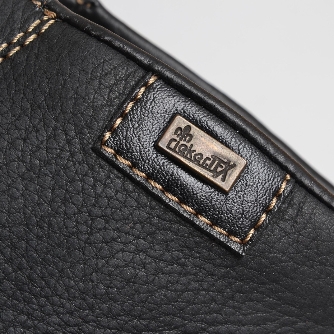 detail Pánská kotníková obuv RIEKER 35310-00 černá W1