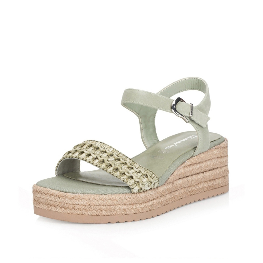 detail Dámské sandály TAMARIS 28059-42-771 zelená S4