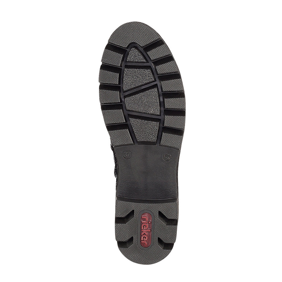 detail Dámská kotníková obuv RIEKER X5704-00 černá W0