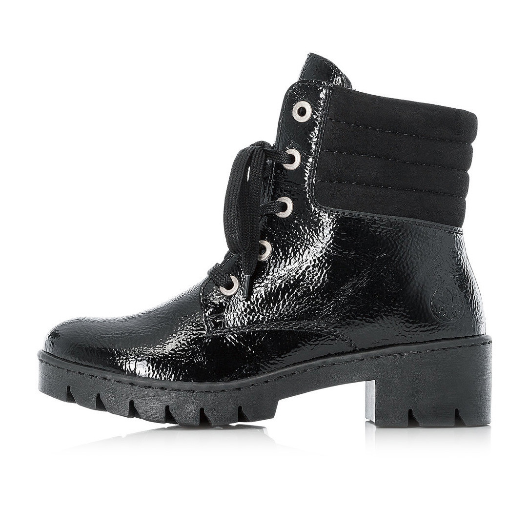 detail Dámská kotníková obuv RIEKER X5704-00 černá W0