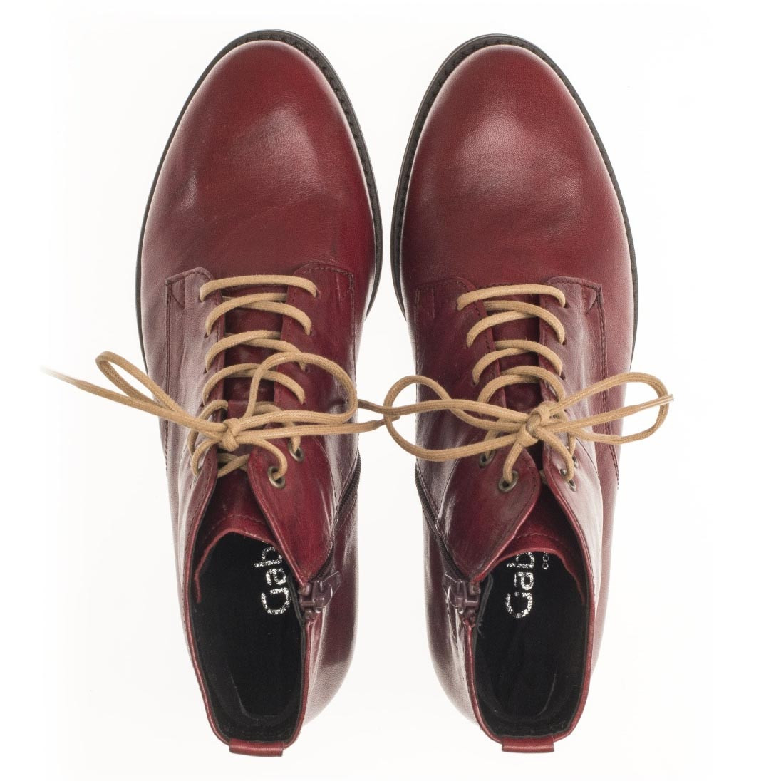 detail Dámská kotníková obuv GABOR 32.075.18 DK RED/COGNAC H/W 9