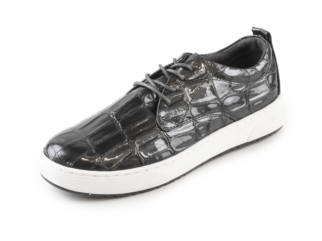 detail Dámské šedé tenisky MARCO TOZZI 2-2-23708-39 GREY PATENT 289