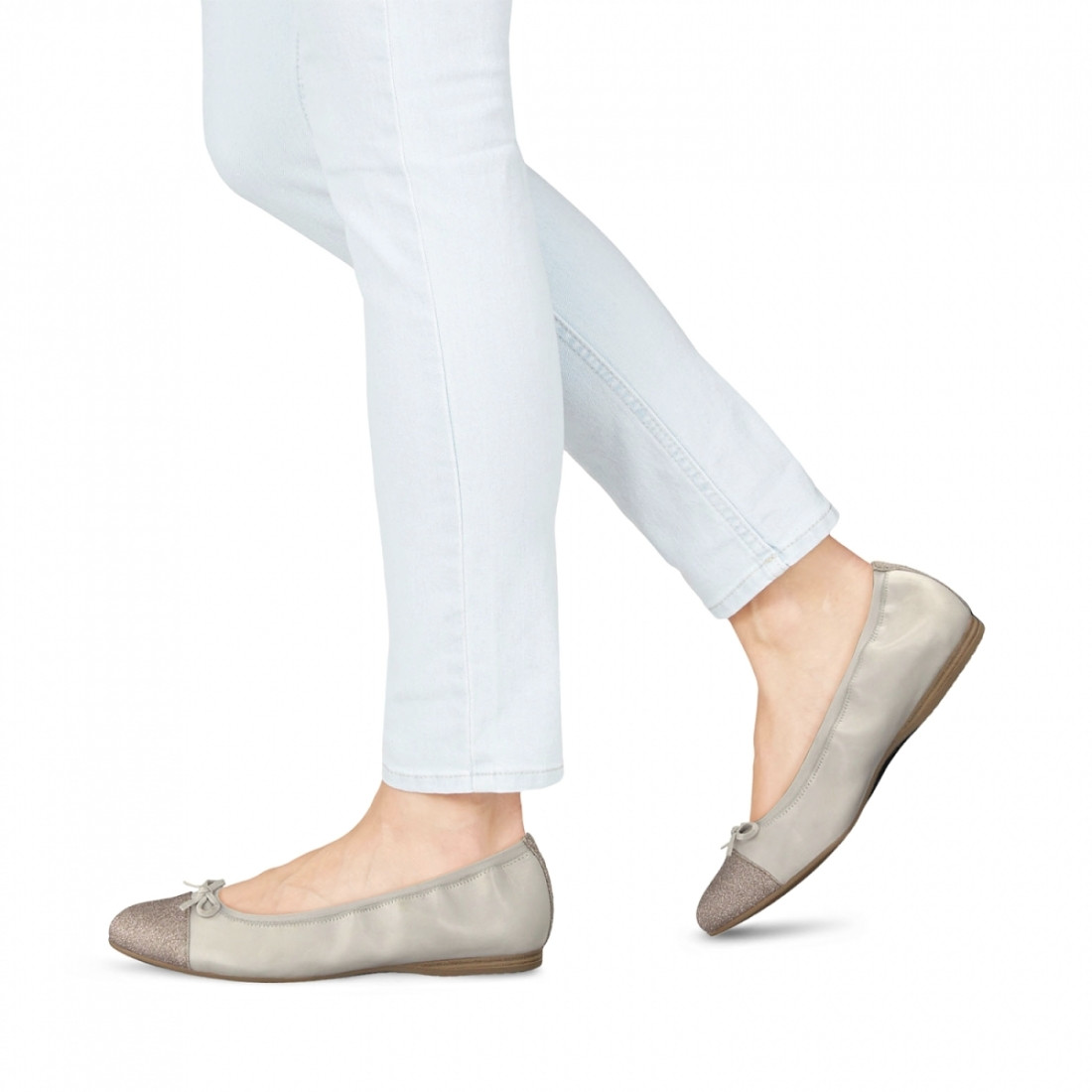 detail Dámské šedé baleríny TAMARIS 1-1-22129-22 CLOUD 227