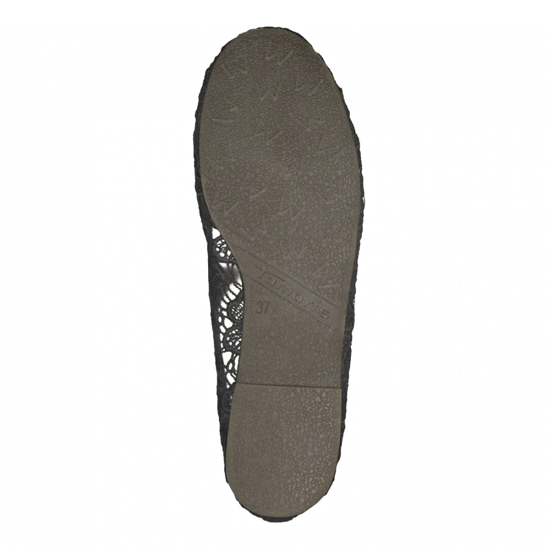 detail Dámské baleríny TAMARIS 1-1-22142-22 BLACK MACRAMEE 014