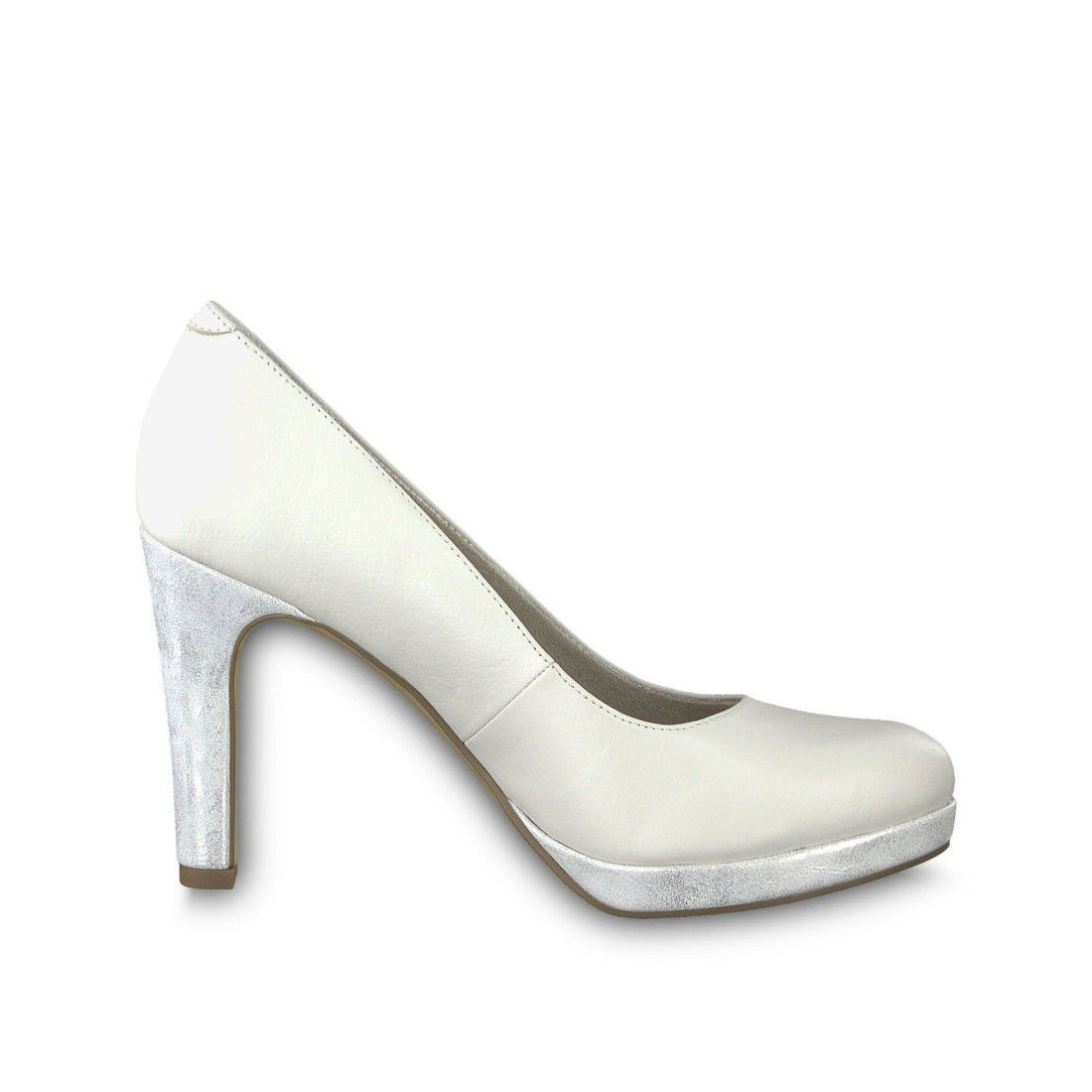 detail Dámské bílé lodičky TAMARIS 1-1-22477-22 OFFWHITE 109