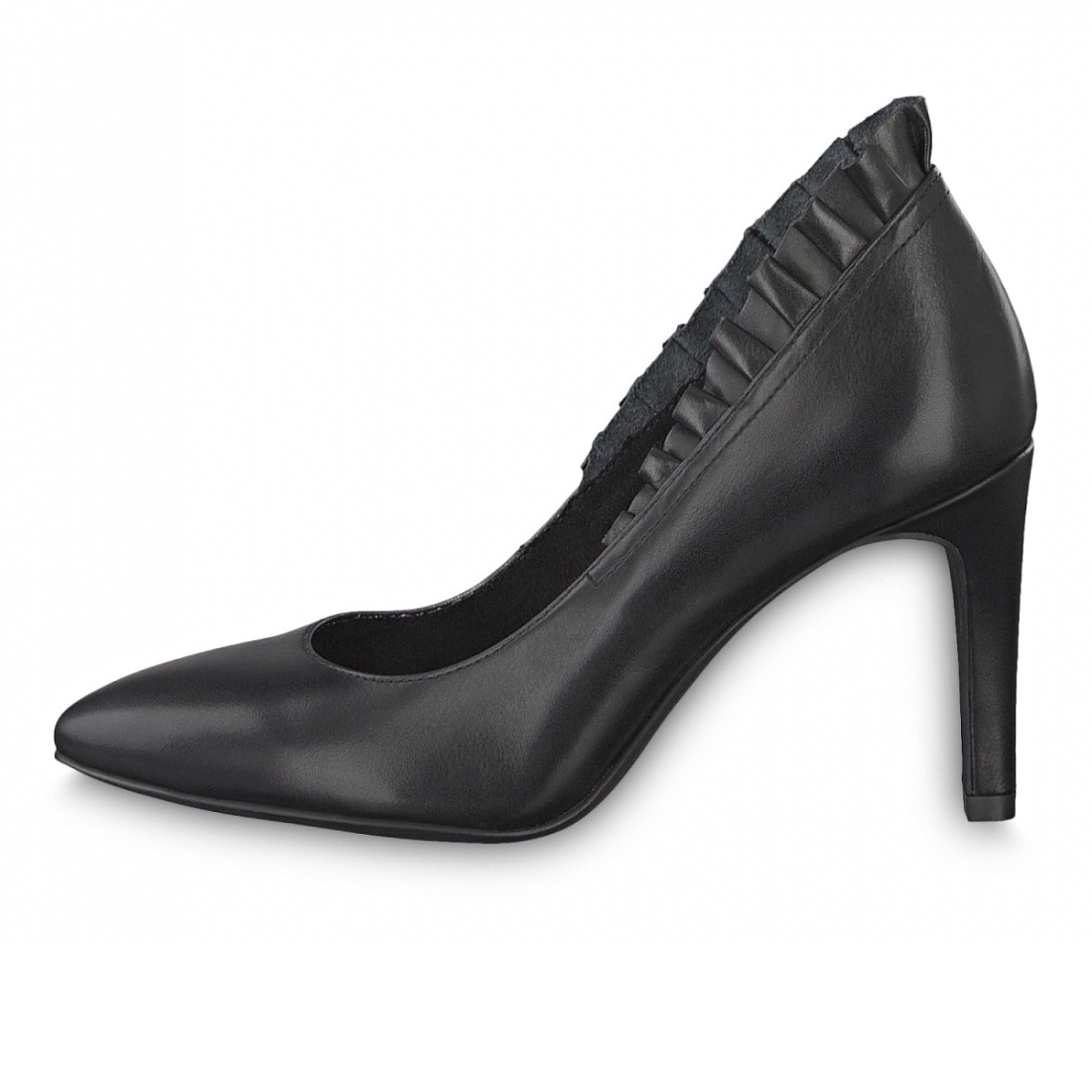 detail Dámské černé lodičky Tamaris 1-1-22451-22 BLACK LEATHER 003