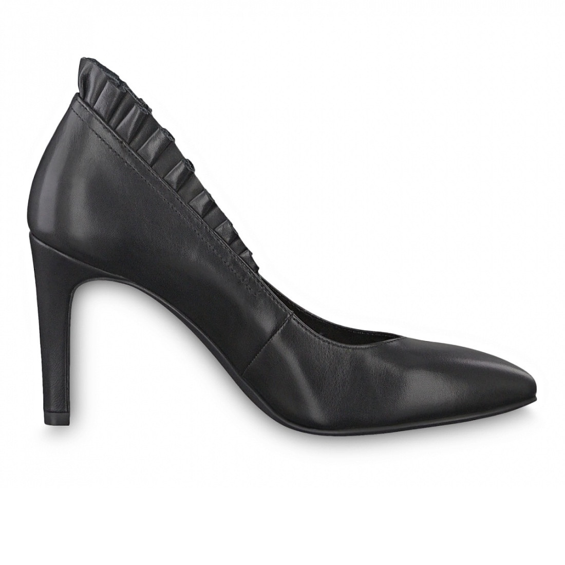 detail Dámské černé lodičky Tamaris 1-1-22451-22 BLACK LEATHER 003