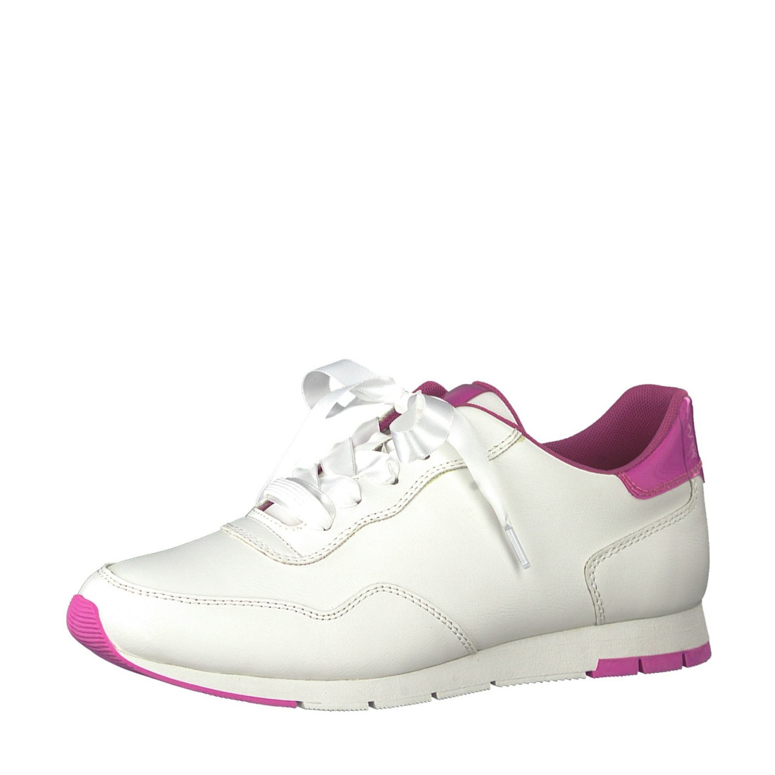 detail Dámské bílé tenisky TAMARIS 1-1-23216-32 WHITE/FUXIA 122