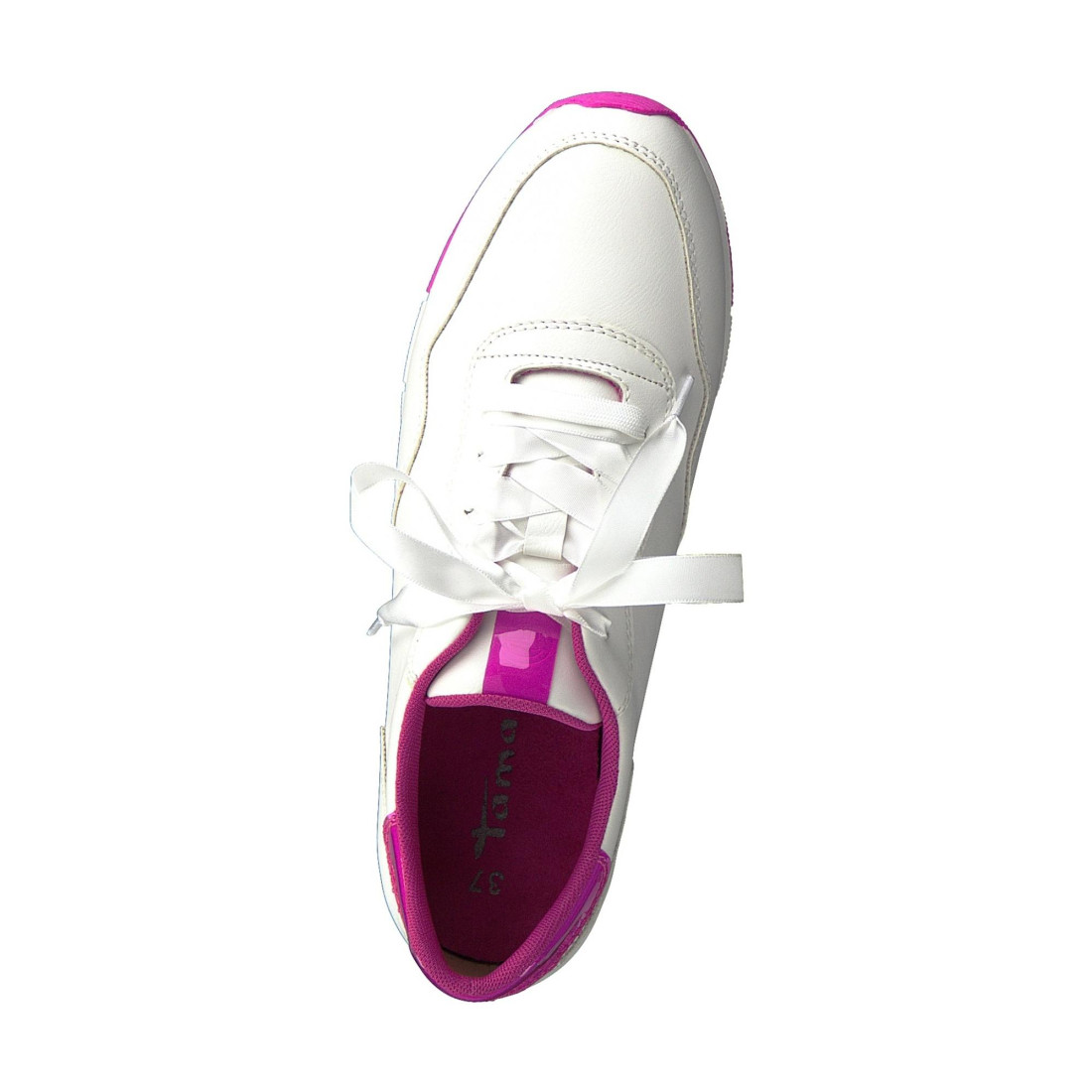 detail Dámské bílé tenisky TAMARIS 1-1-23216-32 WHITE/FUXIA 122