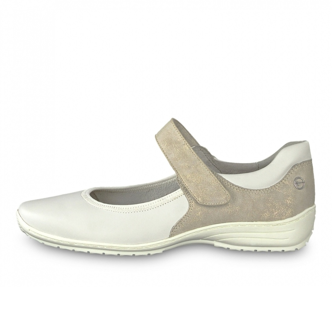 detail Dámské mokasíny TAMARIS 1-1-24601-22 WHITE/BEIGE 132