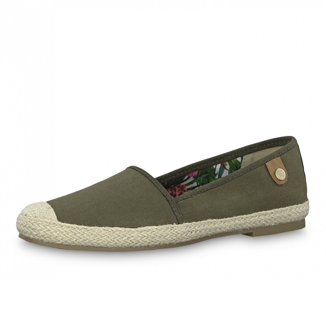 detail Dámské zelené baleríny TAMARIS 1-1-24608-22 KHAKI 707