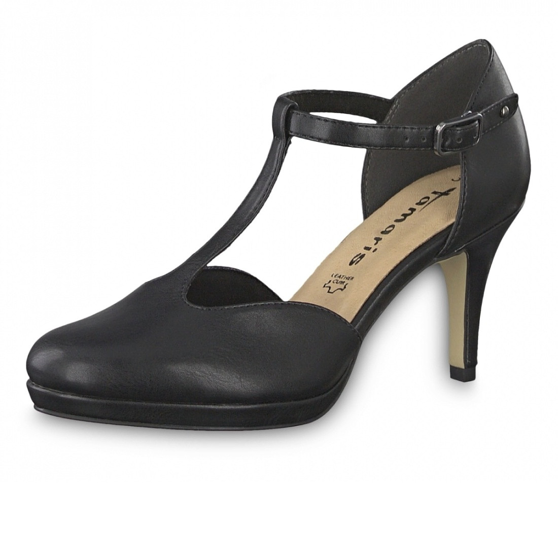 detail Dámské černé lodičky TAMARIS 1-1-24433-32 BLACK MATT 020