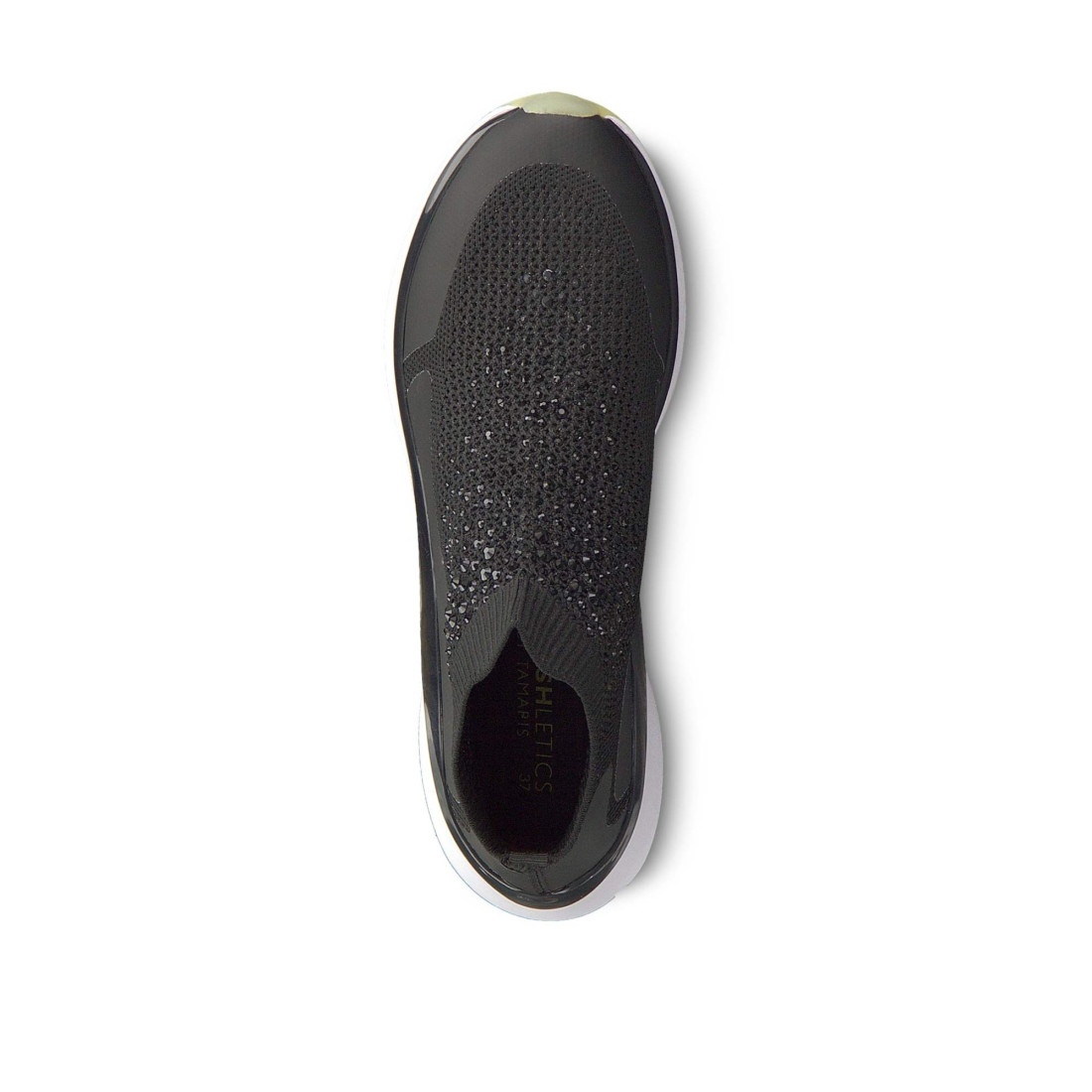 detail Dámské černé tenisky TAMARIS 1-1-25403-22 BLACK CRYSTAL 029