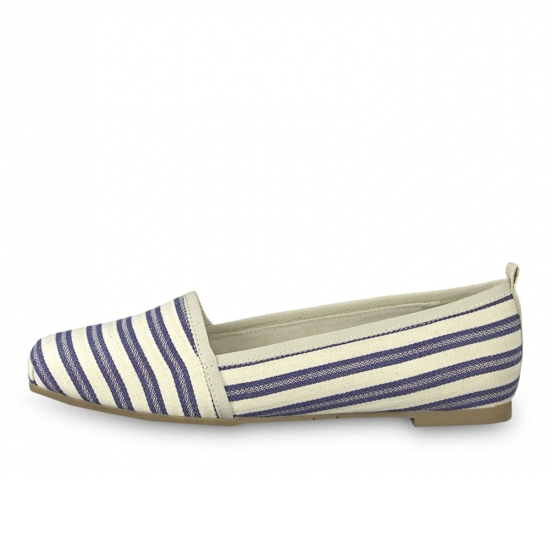 detail Dámské modré baleríny TAMARIS 1-1-24668-22 NAVY STRIPES 865