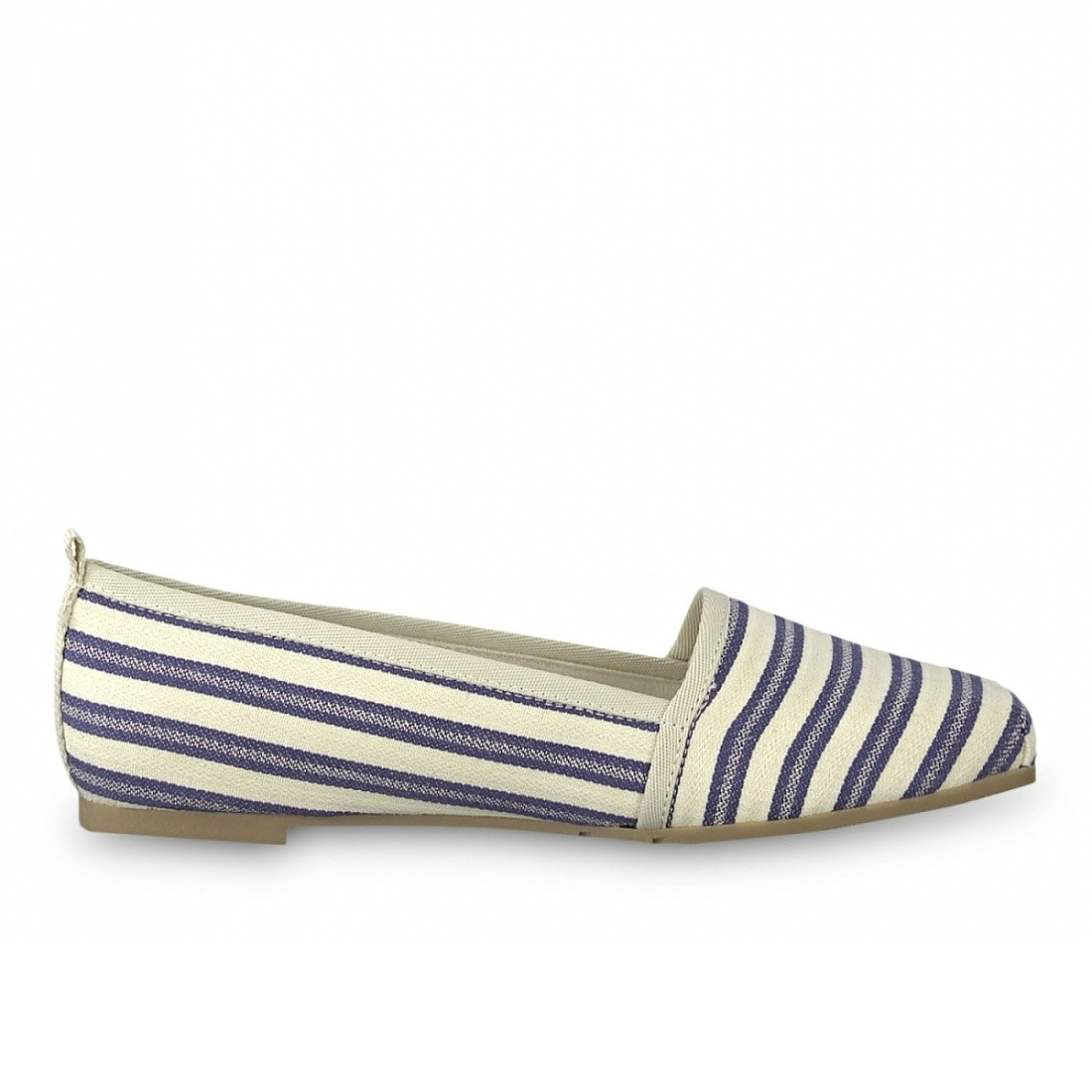 detail Dámské modré baleríny TAMARIS 1-1-24668-22 NAVY STRIPES 865