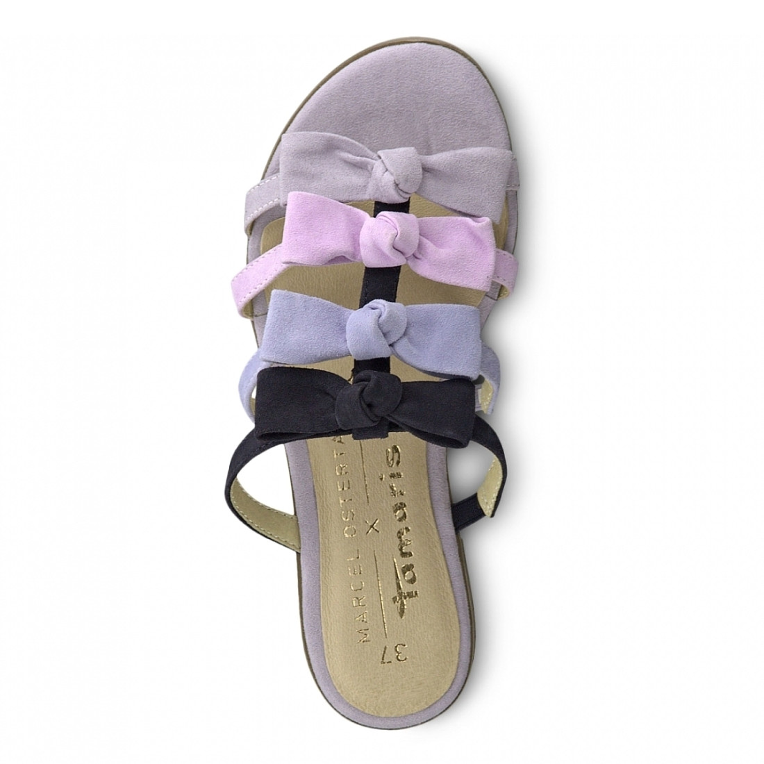 detail Dámské nazouváky TAMARIS 1-1-27102-22 LAVENDER COMB 555