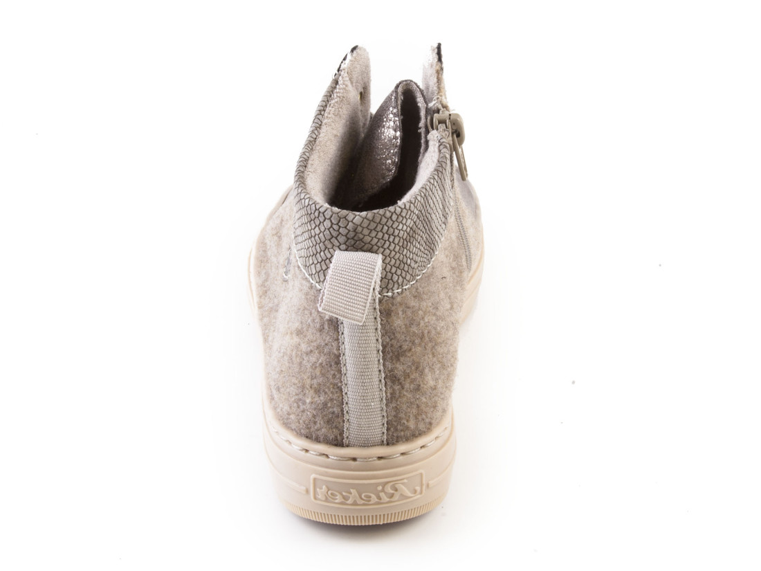 detail Dámska členková obuv RIEKER L5938/90 GRAU H/W 7