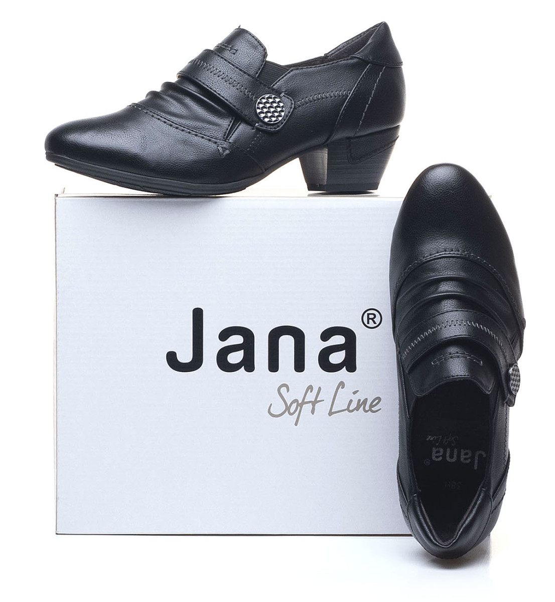 detail Dámské polobotky JANA 8-8-24365-24 BLACK 001 S0