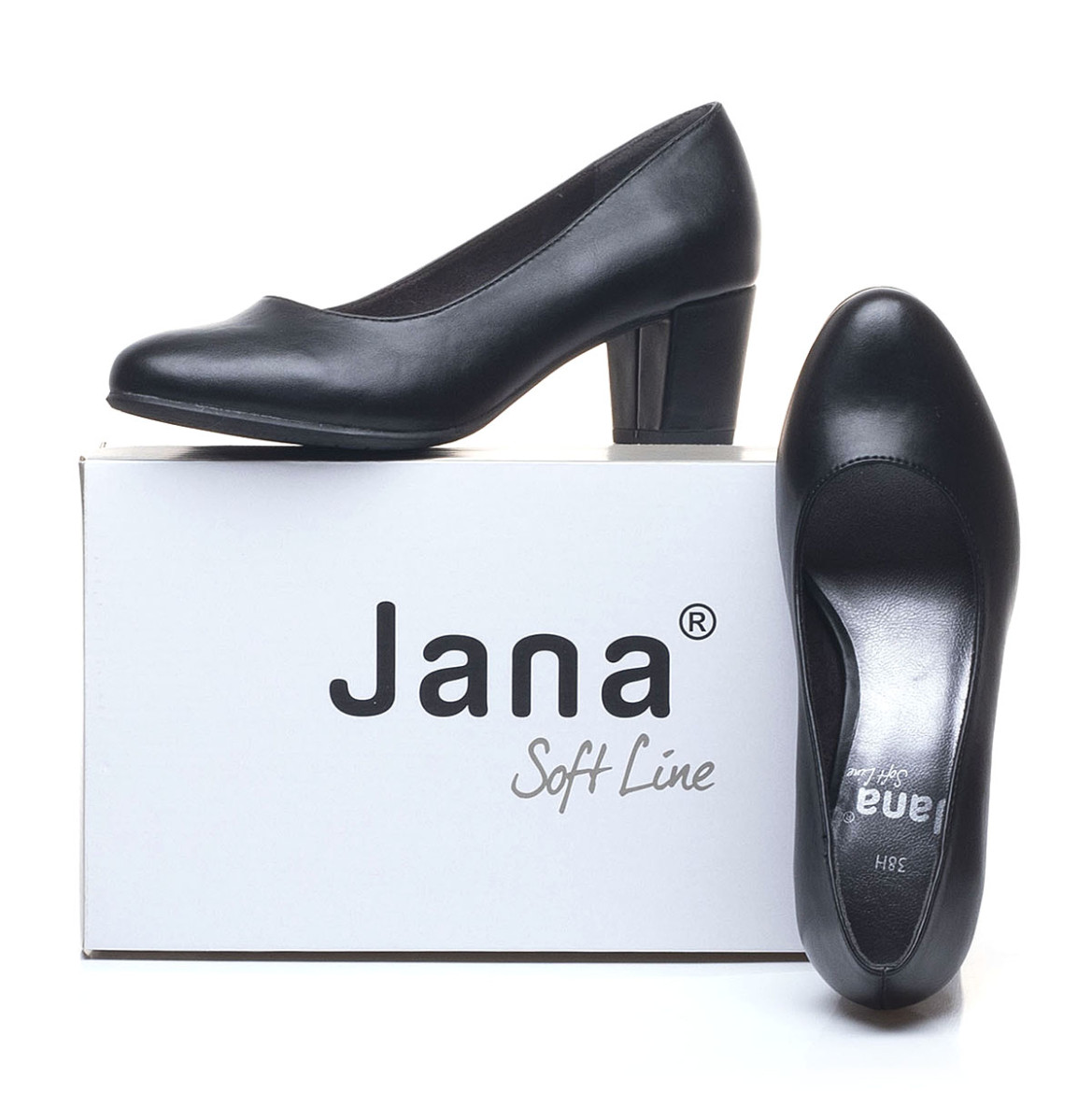 detail Dámské lodičky JANA 8-8-22469-24 BLACK NAPPA 022 S0
