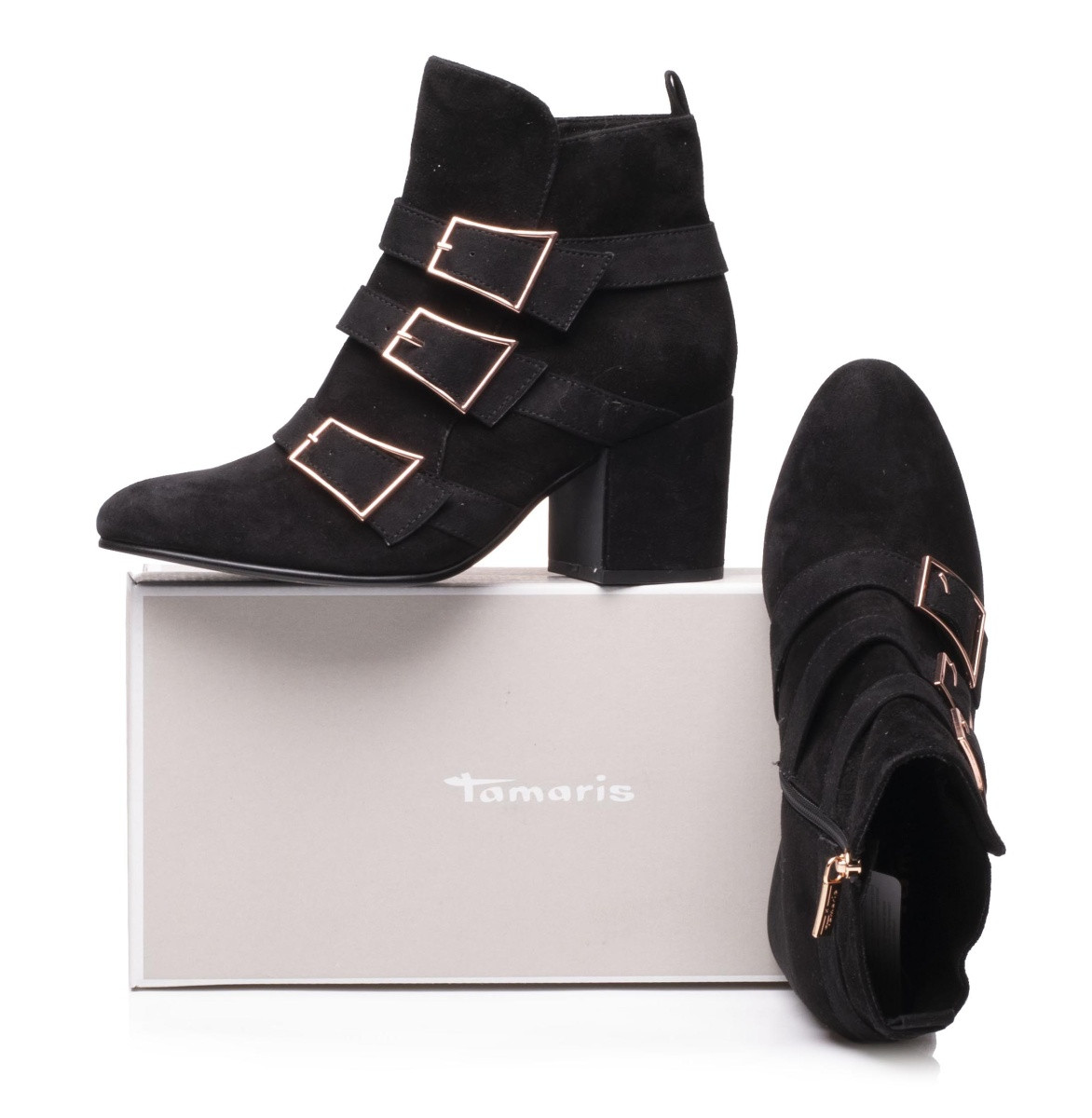 detail Dámská kotníková obuv TAMARIS 1-1-25302-21 BLACK 001